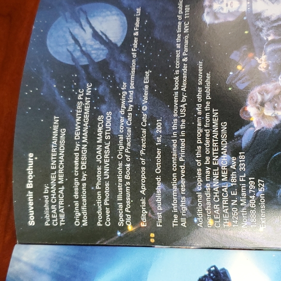 Cats souvenir program - Picture 4 of 4